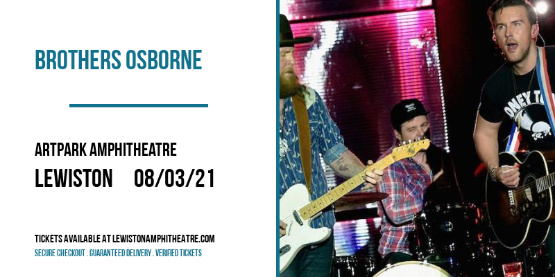 Brothers Osborne at ARTPARK Amphitheatre tickets Brothers Osborne at ARTPARK Amphitheatre