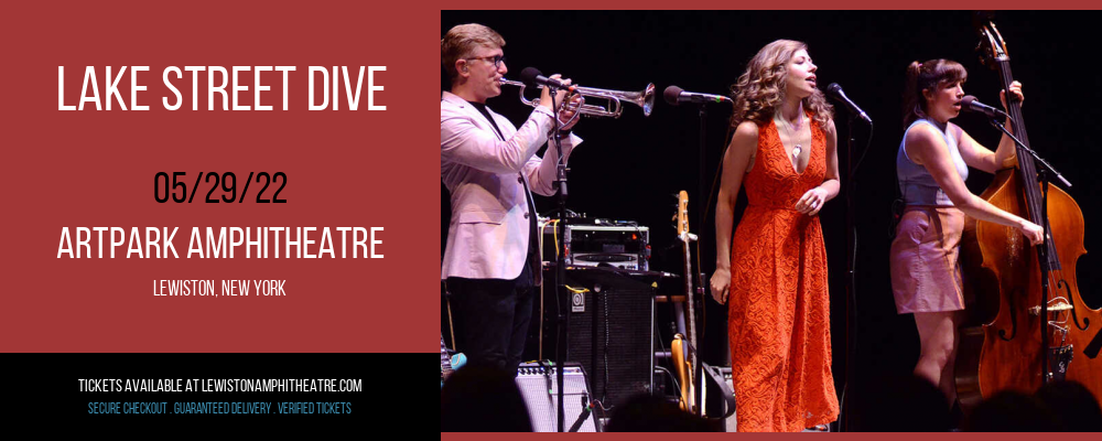 Lake Street Dive at ARTPARK Amphitheatre tickets Lake Street Dive at ARTPARK Amphitheatre