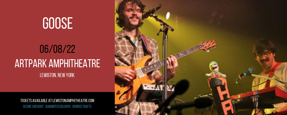 Goose at ARTPARK Amphitheatre tickets Goose at ARTPARK Amphitheatre