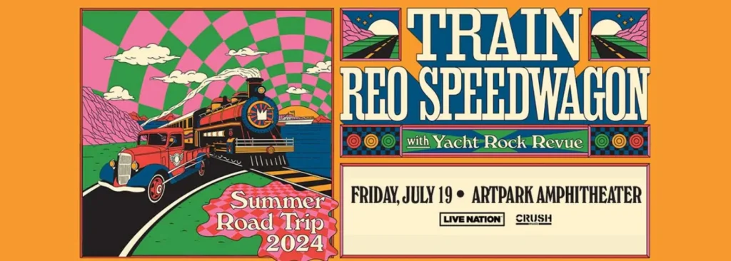 Train & Yacht Rock Revue at Artpark Amphitheatre